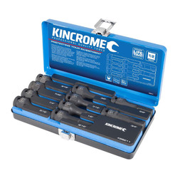 Kincrome Hex Impact Socket Set 10 Piece 1/2" Drive - Imperial