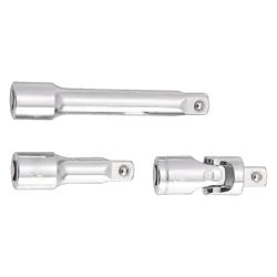 Kincrome Extension Bar Set 1/2" Drive (Mirror Polish)