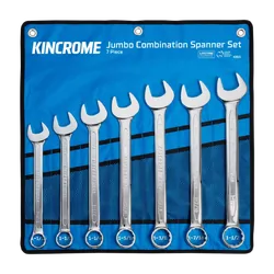 Kincrome Jumbo Combination Spanner Set 7 Piece - Imperial