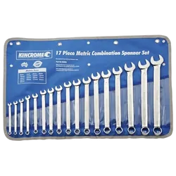 Kincrome Combination Spanner Set 17 Piece - Metric