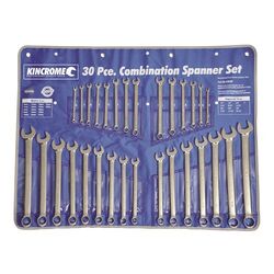 Kincrome Combination Spanner Set 30 Piece - Metric/Imperial