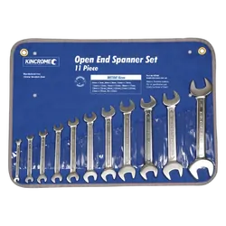 Kincrome Open End Spanner Set 11 Piece - Metric
