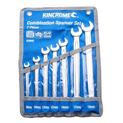 Kincrome Combination Spanner Set 7 Piece - Metric