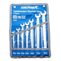 Kincrome Combination Spanner Set 7 Piece - Metric