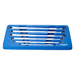 Kincrome 6 Piece 0° Offset Extra Long Ring Set - Metric