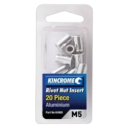 Kincrome Rivnut Aluminium M5 20 Piece