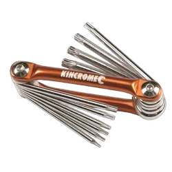 Kincrome Folding Tamperproof Torx Set 10 Piece