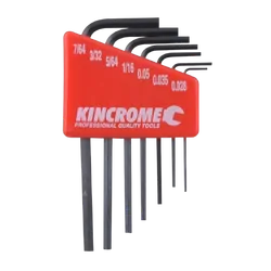 Kincrome Mini Hex Key Set 7 Piece Imperial