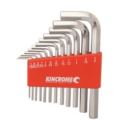 Kincrome Hex Key Set 12 Piece Imperial