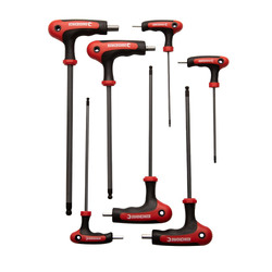 Kincrome Moulded T-Handle Hex Key Set 7 Piece - Imperial
