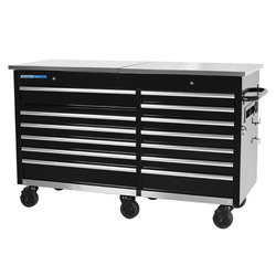 Kincrome Trade Centre Mobile Bench Twin Lid 13 Drawer