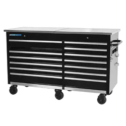 Kincrome Trade Centre Mobile Bench Twin Lid 13 Drawer