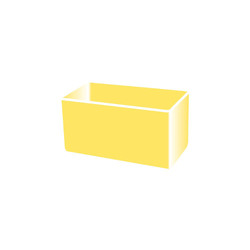 Kincrome Storage Container Medium Yellow