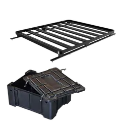 Front runner Mercedes-Benz Sprinter 128in/144in/170in / L1/L2/L3 / SWB/MWB/LWB Wheelbase w/o OEM Tracks (2006-Current) Slimline II 1/4 Roof Rack Kit /