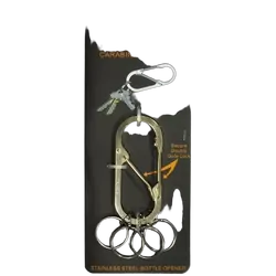 Bico Australia Keysafe Oval Carabiner Keyring Gold