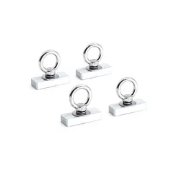 M8 Stainless Steel Eye Bolt Tie Down Kit Rhino Pioneer Platform Rack [Qty: 4]