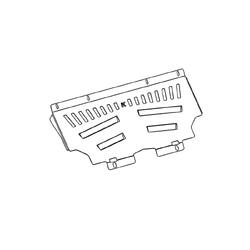 Vented Splash Guard to suit Toyota Prado 120 ARB Bull Bar