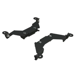Stealth Folding Maxtrax & TRED Mounts to suit ARB BASE Rack [North-South]