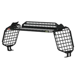 Standalone Rear Roof Shelf to suit Toyota LandCruiser LC300 [Large Side Molle Panels]