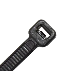 KT Accessories Cable Tie, Nylon UV, Black, 1020mm Long x 9.0mm Wide, 100 Pack