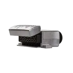KT Accessories 12 Pin, Flat Metal Trailer Socket
