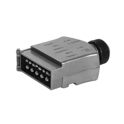 KT Accessories 12 Pin, Trailer Plug Metal, Standard