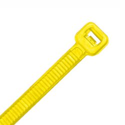 KT Accessories Cable Ties, Yellow, 150mm x 3.5mm, 25 Pack
