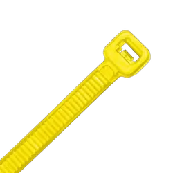 KT Accessories Cable Ties, Yellow, 150mm x 3.5mm, 25 Pack