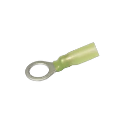 KT Accessories Terminals, Ring, Waterproof, Yellow, 8mm, 5 Pcs