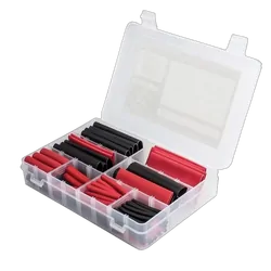 KT Accessories Adhesive Heat shrink, Dual Wall, 3mm to 25mm, Assorted Kit, 105 Pieces