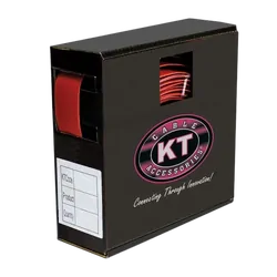 KT Accessories Heat shrink, 19mm, Spool Mate, Red, 5M