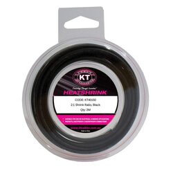 KT Accessories Heat shrink, Mini Spool, 2mm, Black, 2M