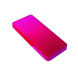 KT Accessories Reflector, Red, 70mm x 30mm, 50 Piece Pack