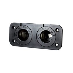 KT Accessories Accessory Socket, 12V, Dual, Surface Mount