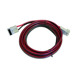 KT Accessories 5m Extension Lead, 50 Amp, 12V Connector With In-Built Voltmeter To Standard 50 Amp, 12-36V Connector