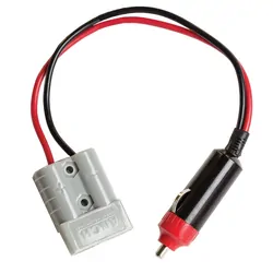 KT Accessories 50 Amp, 12-36V Connector To 15A Accessory Plug (300mm)