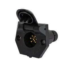 KT Accessories 7 Pin, Small Round Trailer Socket