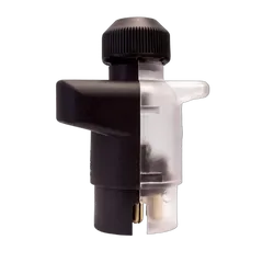 KT Accessories 7 Pin, Large Round Trailer Plug, Clear