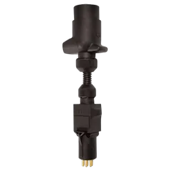 KT Accessories 7 Pin, Large Round Socket to Small Round Plug, Standard