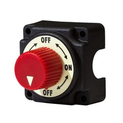 KT Accessories Battery Master Switch, Mounted, Round Knob