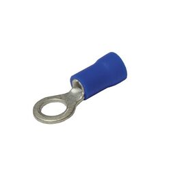 KT Accessories Terminals, Ring, Blue, 10mm, Pack 8