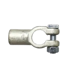 KT Accessories Battery Terminal, Heavy Duty End Entry, Positive, Solder, Pack