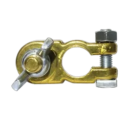 KT Accessories Battery Terminal, Wing Nut, Positive, 10mm Stud