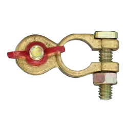 KT Accessories Battery Terminal, Positive, Wing Nut, Red 35mm - 50mm