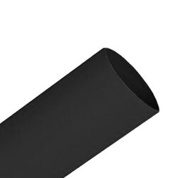 KT Accessories Heat shrink, 19mm, Black, 100M Spool