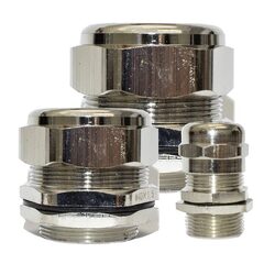 KT Accessories Metal Cable Gland, 25mm, (11mm, 17mm Cable)
