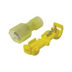 KT Accessories Terminals, Power Take Off, 6.3mm, Yellow,