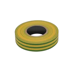 KT Accessories PVC Insulation Tape, Yellow/Green, 19mm x 20M Roll