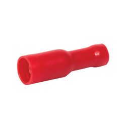 KT Accessories Terminals, Bullet, Red, Female, Pack 8
