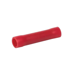 KT Accessories Terminals, Butt Splice, Red, Seamless Tube